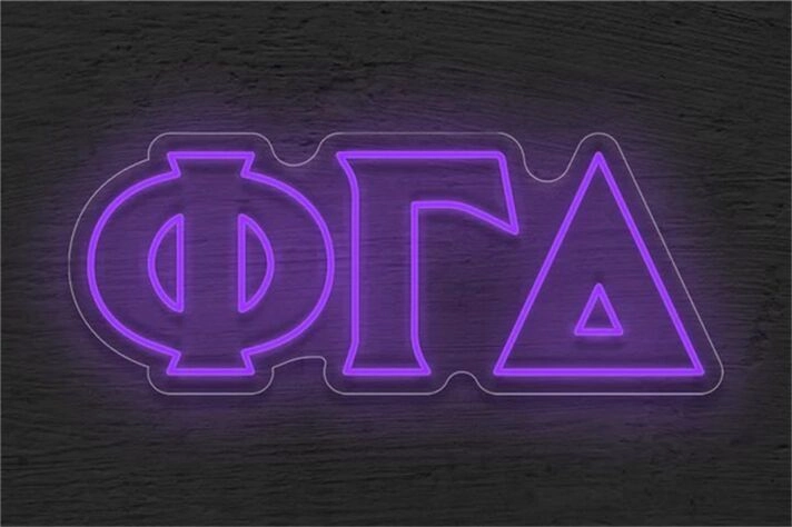 Brighten Your Fraternity House, Party, and Event Spaces with Phi Gamma Delta LED Neon Sign.