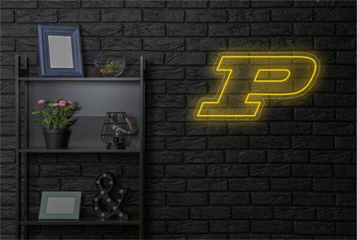 Brighten Your Purdue Spirit in Home, Office, and Game Day Gatherings with Purdue University LED Neon Sign.