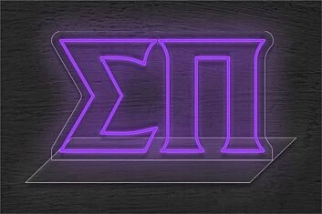 Brighten Up Your Bar, Office, or Fraternity House with the Sigma Phi LED Neon Sign.