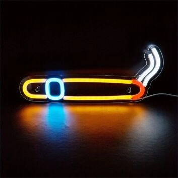 Brighten Your Bar, Office, or Home Decor with the Versatile Smoke Shape LED Neon Sign