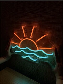Brighten Your Office, Store, or Cozy Nights with the Versatile Sunrise LED Neon Sign