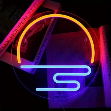 Brighten Up Your Evenings: Perfect Sunset LED Neon Sign for Wall Decor in Bars, Home Parties, and Romantic Dinners.