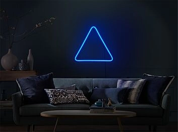 Brighten Up Any Space: Triangle LED Neon Sign for Bars, Weddings, and Chic Home Decor