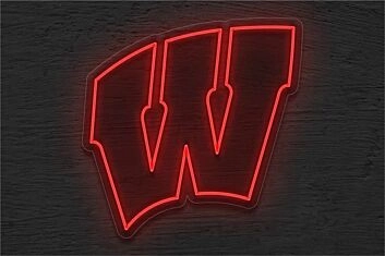 Brighten Your Game Day Celebrations and Home Bar with the University Of Wisconsin Logo LED Neon Sign.