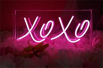 Brighten Up Your Wedding, Bar, and Home Atmosphere with Xoxo Lightbox LED Neon Sign.