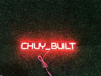 Elevate your office, bar ambiance, or next big event with the versatile Chliy Blily Custom LED Neon Sign.