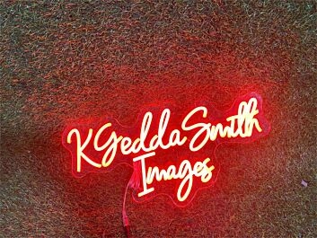 Brighten up Your Bar, Office, and Special Celebrations with Custom Kgedda Smith Images LED Neon Sign.