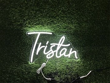 Brighten Your Space: Custom Name Tristan LED Neon Sign for Home, Office, Weddings, and Vibrant Celebrations