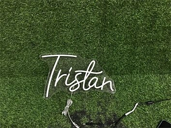 Brighten Your Space: Custom Name Tristan LED Neon Sign for Home, Office, Weddings, and Vibrant Celebrations