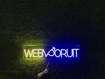 Elevate your home, office, and special events ambiance with Custom Web Voruit LED Neon Sign.