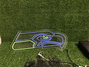 Elevate Your Business, Bar, or Office Ambiance with the Eagle Logo Business Sign LED Neon Sign.