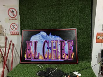 Brighten Up Your Space: Elchef Custom UV LED Neon Sign for Home Decor, Office, Bars, and Memorable Weddings