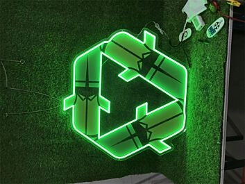 Brighten Your Office, Storefront, or Bar: Environmental Logo UV Print LED Neon Sign Perfect for Creating an Inviting Atmosphere