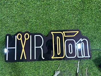 Brighten Your Business or Celebrate in Style: Hari Don UV Sign Custom Logo LED Neon Sign for Bars, Weddings, and Office Decor.