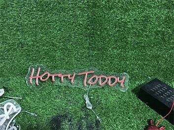 Brighten Up Your Bar, Office, or Home with the Hotty Toddy For Wall Decor LED Neon Sign.