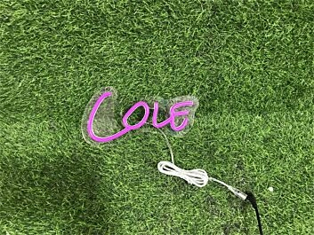 Bring Your Space to Life: Personalize Custom Cole LED Neon Sign for Home, Office, Bar, and Special Celebrations