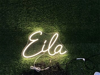 Brighten Up Your Space: Personalize Custom Eila LED Neon Sign for Home Decor, Office Vibes, and Special Occasions