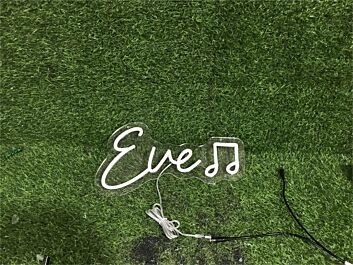 Brighten Your Special Moments: Embrace Home, Weddings, and Celebrations with Personalize Custom Eve With Note LED Neon Sign.