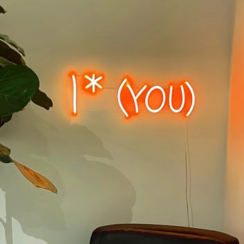 I * （YOU）Neon Sign