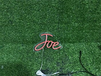 Elevate Your Office, Bar, or Wedding Ambiance with the Personalize Custom Joe LED Neon Sign