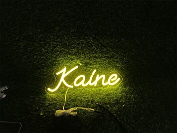 Brighten Up Your Space: Personalize Custom Kaine LED Neon Sign for Weddings, Bars, and Home Décor.