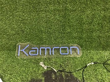 Brighten Up Your Space: Personalize Custom Kamron LED Neon Sign for Weddings, Bars, and Home Decor.