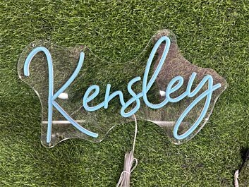 Brighten Your Space: Personalize Custom Kensley LED Neon Sign for Bars, Weddings, and Home Decor