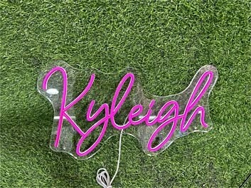 Brighten Up Your Space - Perfect for Home Decor, Bars, and Celebrations with the Personalize Custom Kyleigh LED Neon Sign.