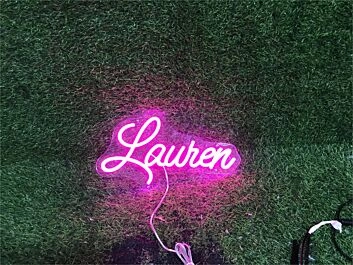 Brighten Up Your Space: Personalize Custom Lauren LED Neon Sign for Bars, Weddings, and Cozy Home Vibes