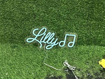Elevate Your Space: Personalize Custom Lilly With Note LED Neon Sign for Home Decor, Weddings, and Bars
