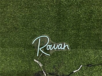 Brighten Up Your Space: Personalize Custom Rowan LED Neon Sign for Home Decor, Office Elegance, and Vibrant Party Atmospheres.