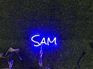 Brighten Your Space: Personalize Custom Sam LED Neon Sign for Home Decor, Office Ambiance, and Festive Celebrations.