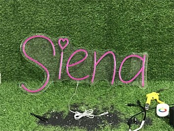Transform Your Space: Personalize Custom Siena LED Neon Sign Perfect for Weddings, Bars, and Home Décor