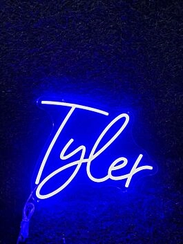 Brighten Your Space: Enhance Any Room, Office, or Event with Personalize Custom Tyler LED Neon Sign.