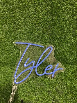 Brighten Your Space: Enhance Any Room, Office, or Event with Personalize Custom Tyler LED Neon Sign.