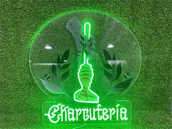 Transform any setting from your cozy home to vibrant parties with the Uv Sign Cool Logo LED Neon Sign.