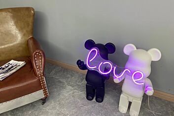 &#39;Love2&#39; Neon Sign