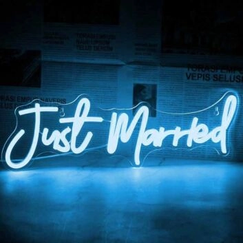 Just Marred Neon Sign
