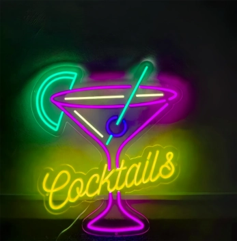 Customize Cocktail Neon Sign
