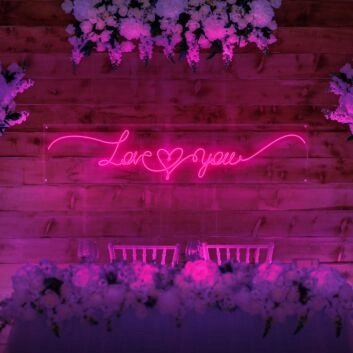 Love You Neon Sign