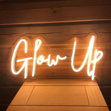 Elevate Your Space with Glow Up - Neon Sign