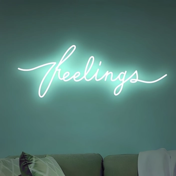 &#39;Feelings&#39; Neon Sign