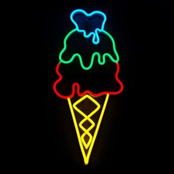 Ice Cream Neon Sign
