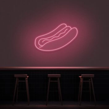Hot Dog Neon Sign