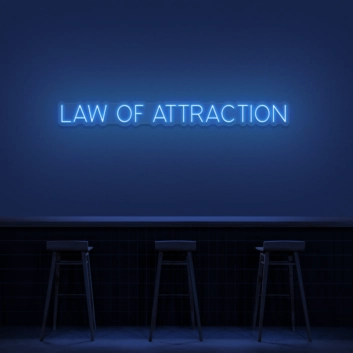 Law Of Attraction Neon Sign