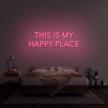 This Is My Happy Place Neon Sign