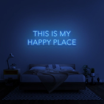 This Is My Happy Place Neon Sign