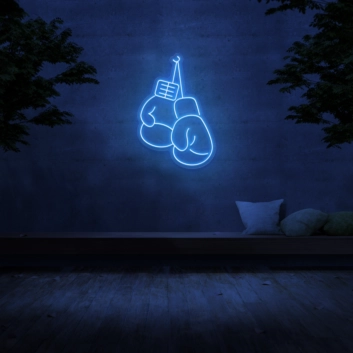 Boxing Gloves Neon Sign