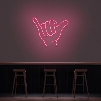 Fist Pump Neon Sign
