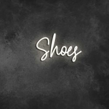 &#39;Shoes&#39; Neon Sign